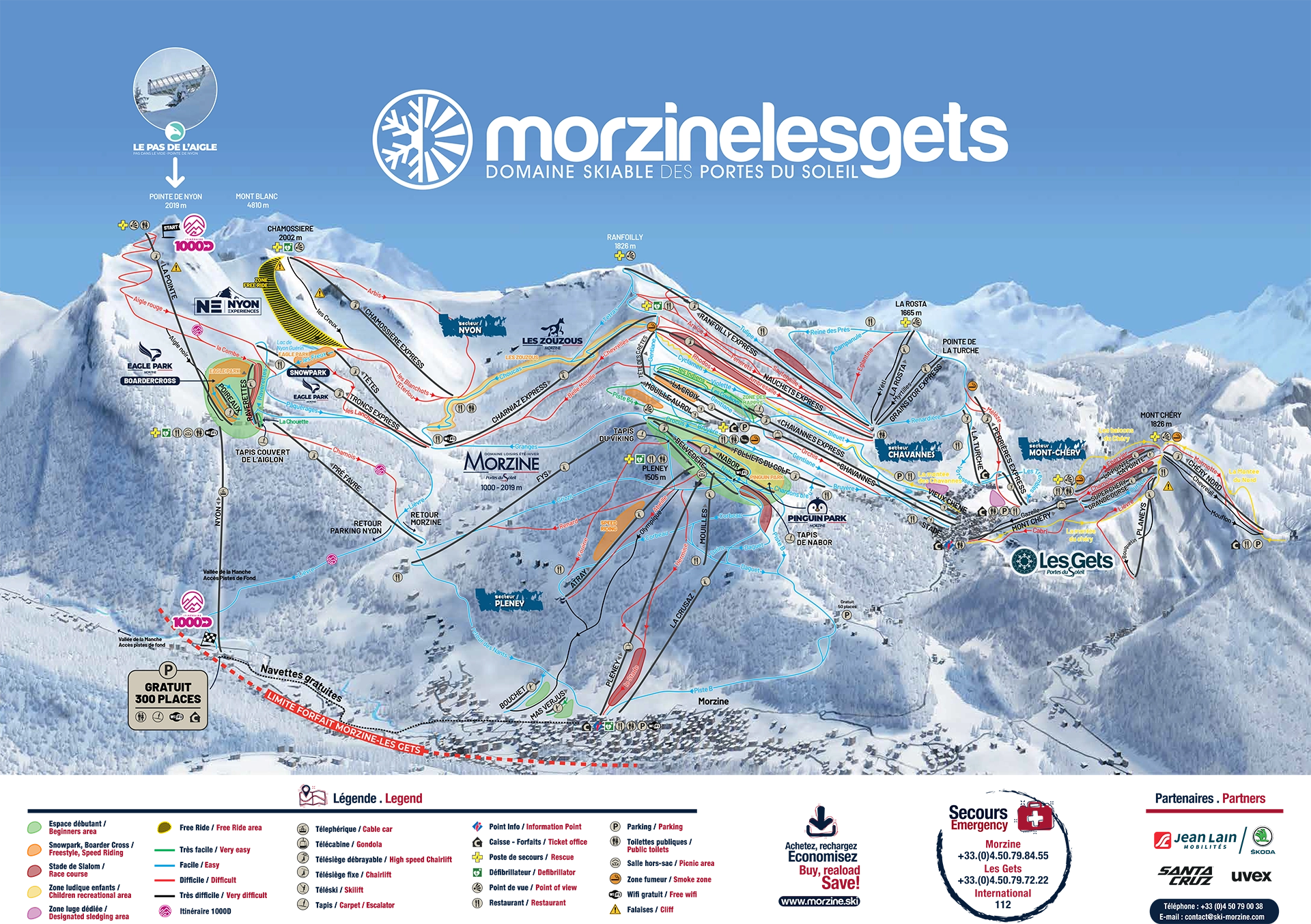 Morzine PlanPistesPDS H2024 2025